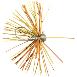 DAMIKI TINY JIG 3G Green Pumpkin Red