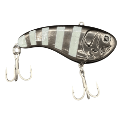 BERKLEY FLATT SHAD 96 Glow Zebra