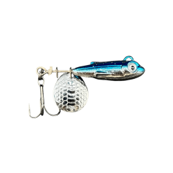 SPRO LARVA MICRO TAILSPIN 35 Chrome Blue
