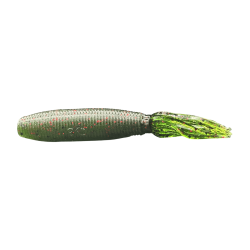 GARY YAMAMOTO FAT IKA 4" Watermelon / Black & Red