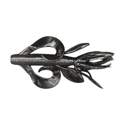 GARY YAMAMOTO KREATURE Black / SM Red Flake