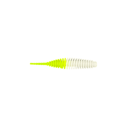 FISHUP TANTA 1.5" White / Hot Chartreuse #131