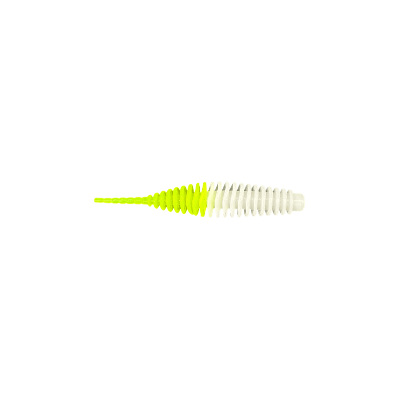 FISHUP TANTA 1.5" White / Hot Chartreuse #131
